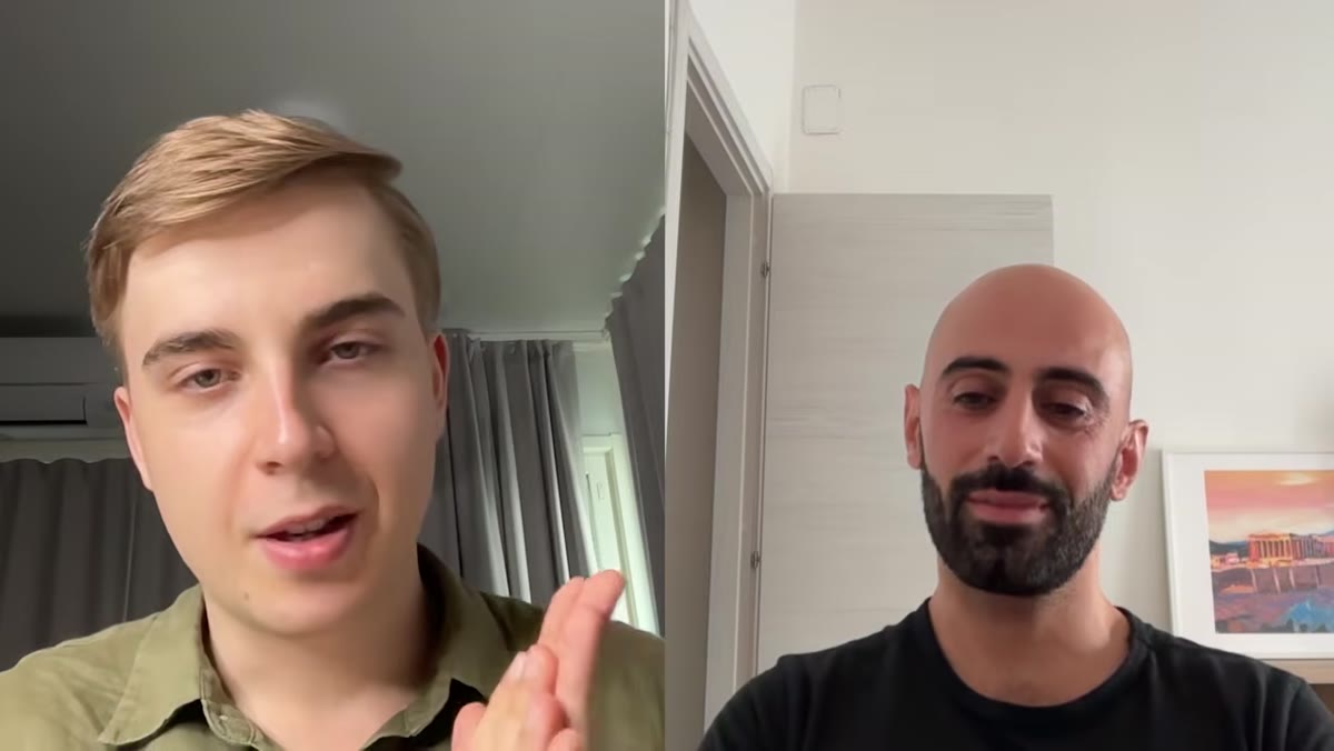 Hugo asking Giando what was most difficult about earning money