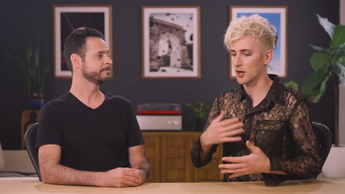 Rob discussing shooting weddings and other early work