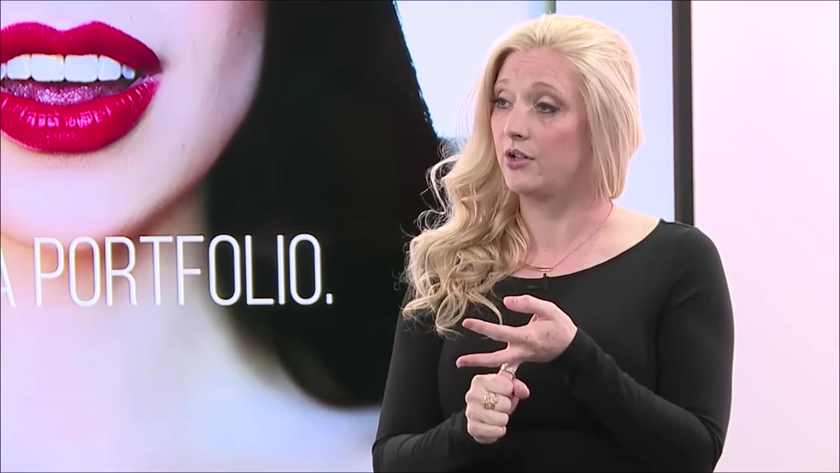 Presenter emphasizing model releases and client protection in boudoir work