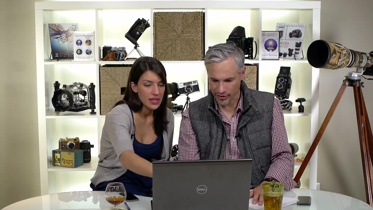 Chelsea pointing out weaker thumbnail images in the portfolio grid